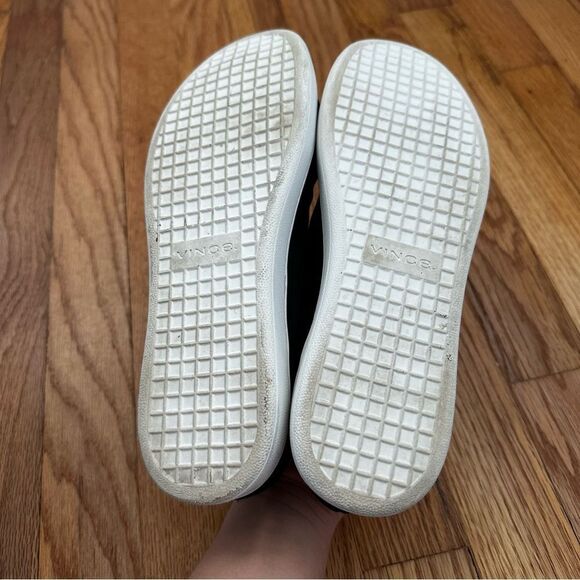 Vince Verrell 2 Black Suede Slip-on Slide Sneakers Women’s Sz 7 - Picture 9 of 13